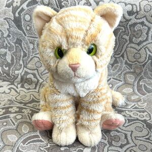 Wild Republic Cuddlekins Orange Tabby Cat Kitten Plush Plushie